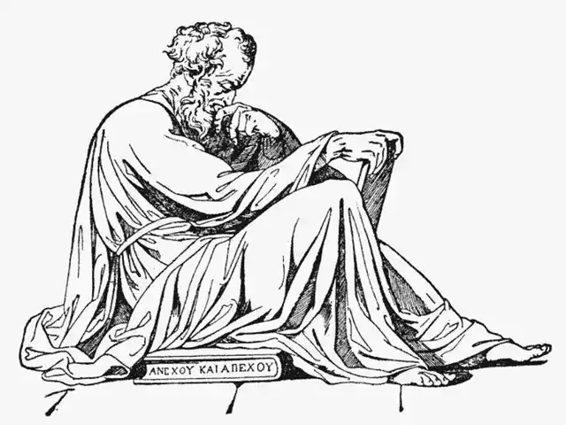 Le penseur de la sagesse grecque