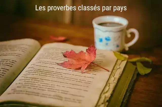 Les proverbes classés par pays