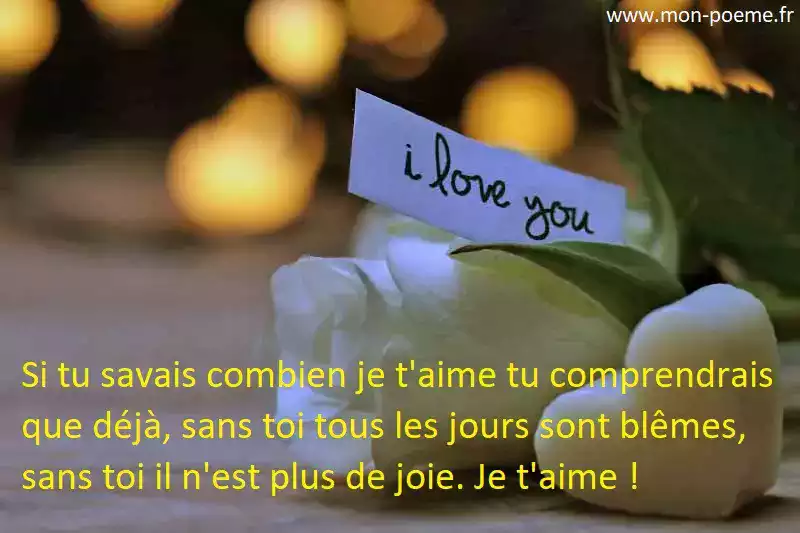 Poèmes je t